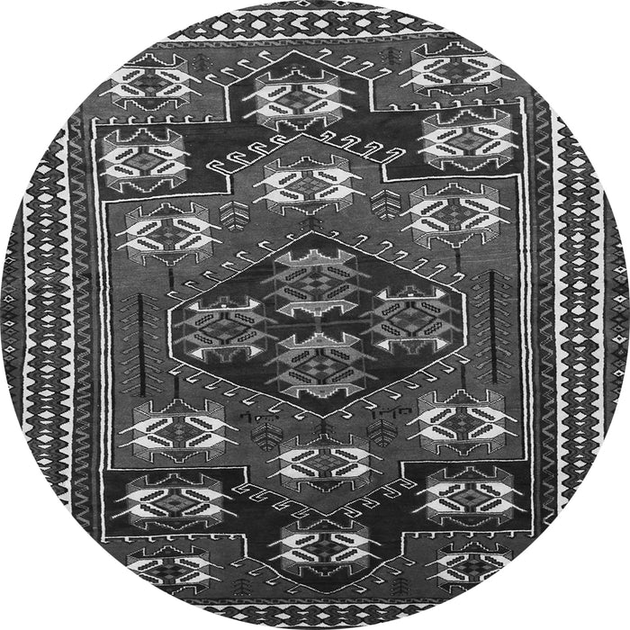 Square Persian Gray Traditional Rug, tr626gry