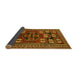 Sideview of Persian Yellow Traditional Rug, tr626yw