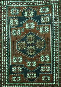 Persian Turquoise Traditional Rug, tr626turq