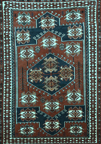 Persian Light Blue Traditional Rug, tr626lblu