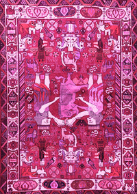 Animal Pink Traditional Rug, tr627pnk