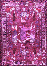 Animal Purple Traditional Rug, tr627pur