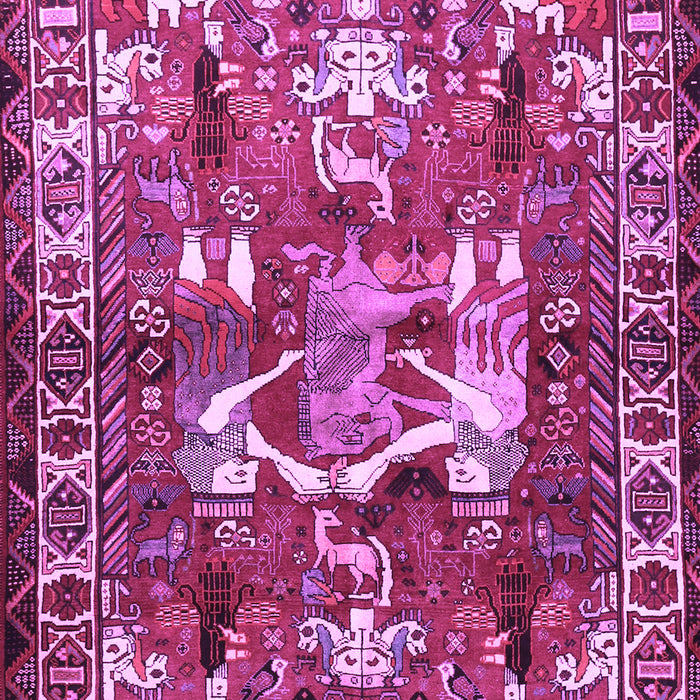 Animal Purple Traditional Rug, tr627pur