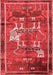 Animal Red Traditional Area Rugs