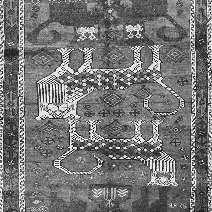 Animal Gray Traditional Rug, tr629gry