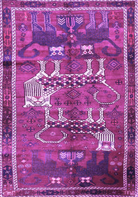 Animal Purple Traditional Rug, tr629pur