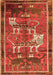 Animal Orange Traditional Rug, tr629org