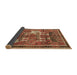 Sideview of Animal Brown Traditional Rug, tr629brn