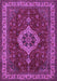 Machine Washable Medallion Purple Traditional Area Rugs, wshtr62pur