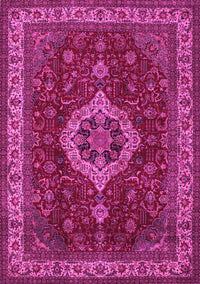 Medallion Pink Traditional Rug, tr62pnk