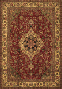 Medallion Brown Traditional Rug, tr62brn