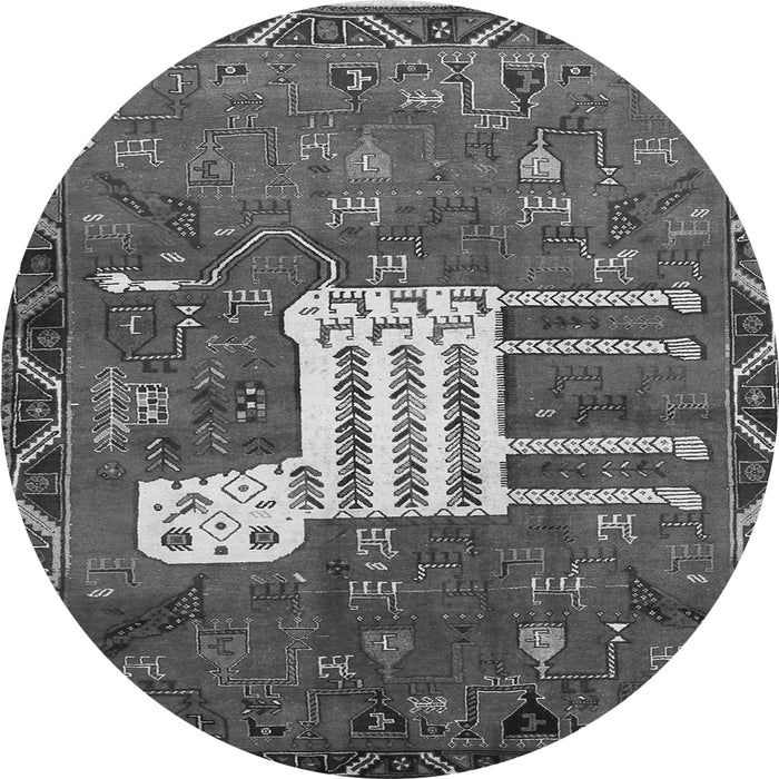 Machine Washable Animal Gray Traditional Rug, wshtr630gry