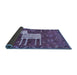 Sideview of Animal Blue Traditional Rug, tr630blu