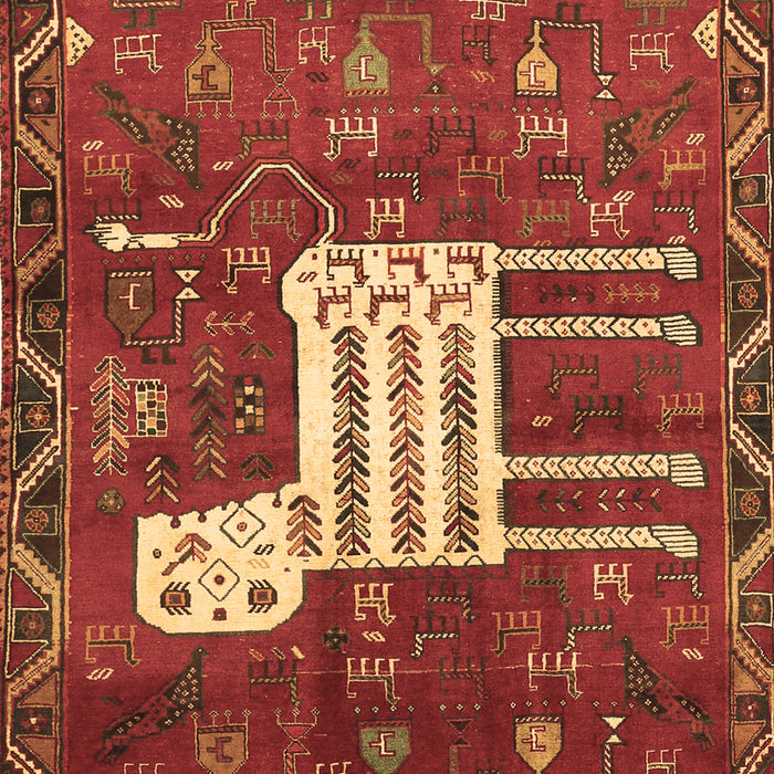 Animal Brown Traditional Rug, tr630brn