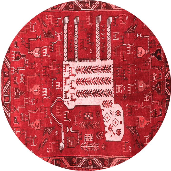 Animal Red Traditional Rug, tr630red