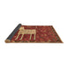 Sideview of Animal Brown Traditional Rug, tr630brn