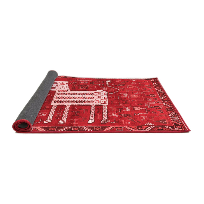 Animal Red Traditional Area Rugs