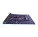 Sideview of Animal Blue Traditional Rug, tr631blu