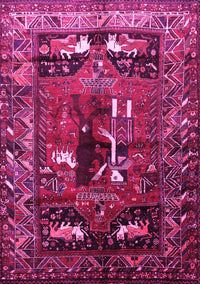 Animal Pink Traditional Rug, tr631pnk