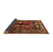 Sideview of Animal Brown Traditional Rug, tr631brn