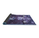 Sideview of Animal Blue Traditional Rug, tr632blu