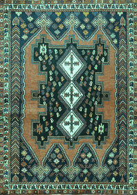 Persian Turquoise Traditional Rug, tr633turq