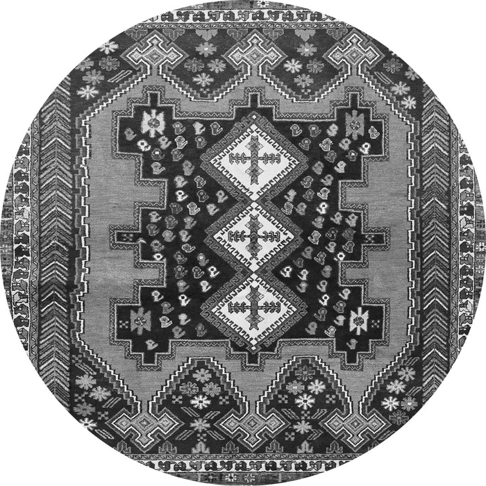 Square Persian Gray Traditional Rug, tr633gry