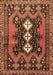 Machine Washable Persian Brown Traditional Rug, wshtr633brn