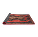 Sideview of Traditional Red Persian Rug, tr634