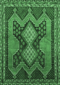 Persian Emerald Green Traditional Rug, tr634emgrn