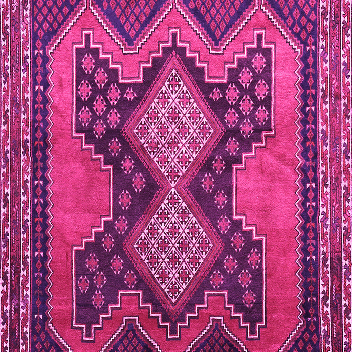 Machine Washable Persian Pink Traditional Rug, wshtr634pnk