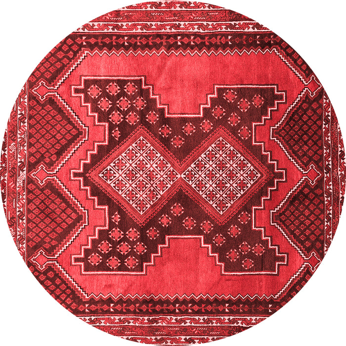 Machine Washable Persian Red Traditional Rug, wshtr634red