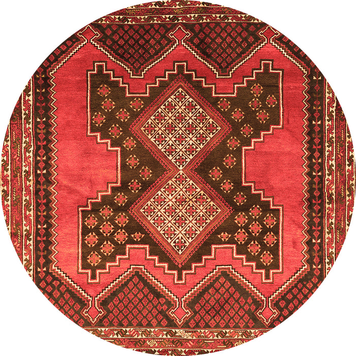 Machine Washable Persian Orange Traditional Area Rugs, wshtr634org