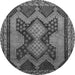 Square Persian Gray Traditional Rug, tr634gry