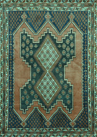 Persian Turquoise Traditional Rug, tr634turq