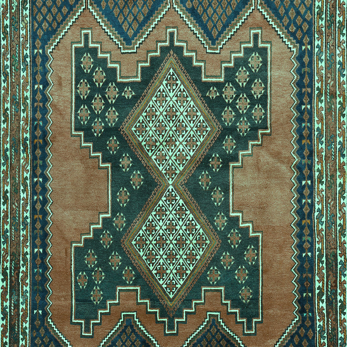 Persian Turquoise Traditional Rug, tr634turq
