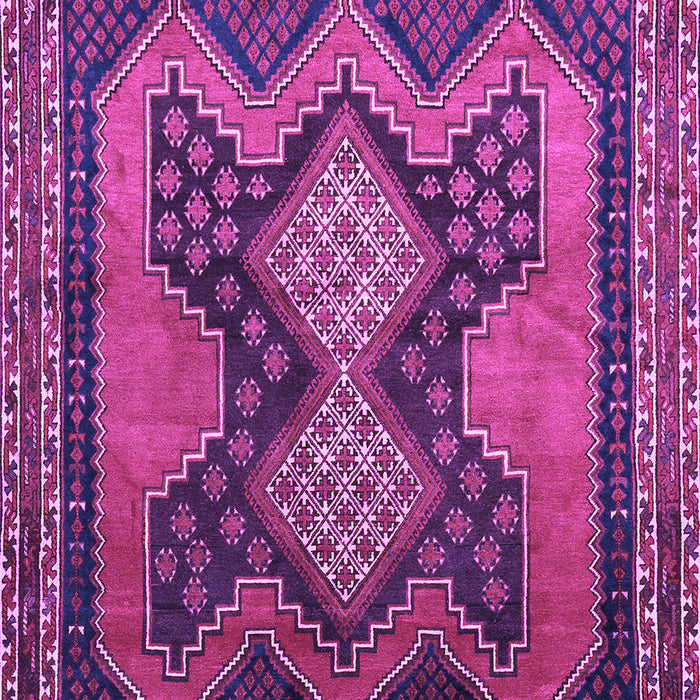 Machine Washable Persian Purple Traditional Area Rugs, wshtr634pur