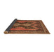 Sideview of Persian Brown Traditional Rug, tr634brn
