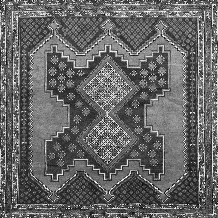 Serging Thickness of Persian Gray Traditional Rug, tr634gry