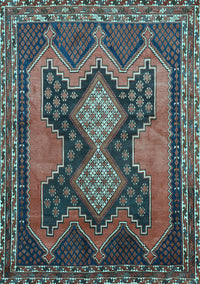 Persian Light Blue Traditional Rug, tr634lblu