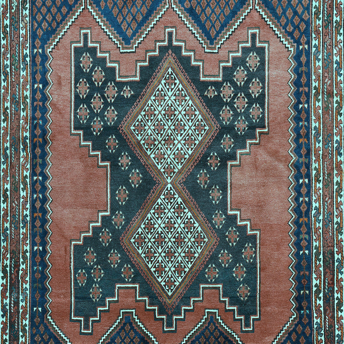 Persian Light Blue Traditional Rug, tr634lblu