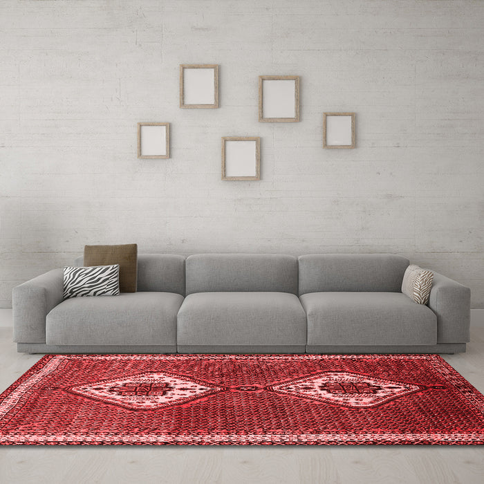 Traditional Red Washable Rugs