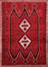 Persian Red Traditional Area Rugs