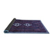 Sideview of Persian Blue Traditional Rug, tr636blu