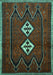 Persian Turquoise Traditional Rug, tr636turq