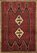 Machine Washable Persian Brown Traditional Rug, wshtr636brn