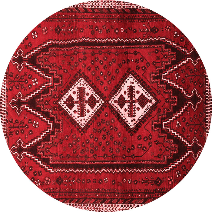 Machine Washable Persian Red Traditional Rug, wshtr636red