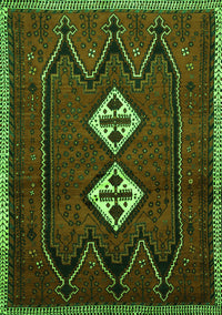 Persian Green Traditional Rug, tr636grn