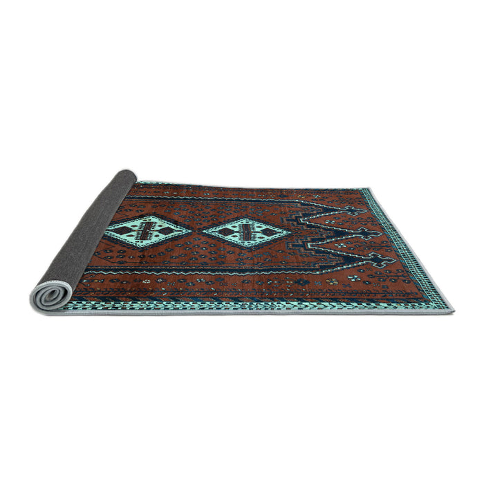 Sideview of Persian Light Blue Traditional Rug, tr636lblu