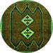 Machine Washable Persian Green Traditional Area Rugs, wshtr636grn
